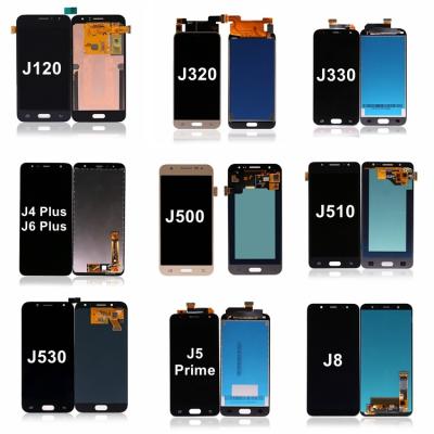 China For Samsung Galaxy 100% Professional Tested LCD Display For Samsung J1 J2 J3 J4 J5 J6 J7 J730 J120 J530 J8 Service Pack LCD Assembly for sale