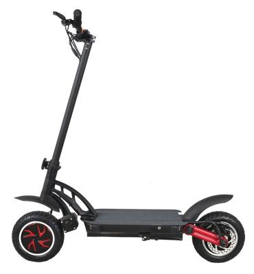 China 2 Wheel Motor 1600W Foldable Electric Off-Road Scooter Unisex E-scooter Powerful Double Drive For Adult for sale