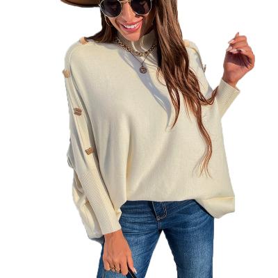 China Women's Breathable Clothing Autumn Winter Girl Knit Pullover Turtle Neck Casual Long Sleeve Sweaters for sale