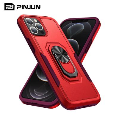 China Anti-drop Case For iphone 13 Magnetic Ring Protective Mobile Phone Cover Shockproof Case For iPhone 13 Case for sale