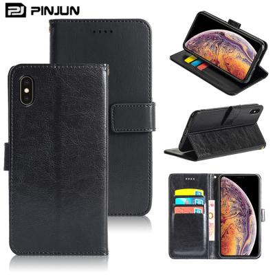 China Shock Proof Factory Price Wallet Leather Cover For iPhone XS Max Flip Magnetic Case For iPhone Case for sale