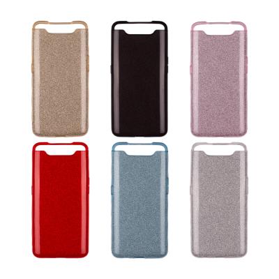 China Shock proof for samsung galaxy a80 phone case glitter bling 3 in 1 slim cover case for samsung galaxy a80 for sale