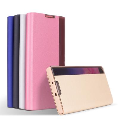 China Factory Price Flip Shock Proof Smart Auto Wake Leather Flip Leather Case with tpu back for Note 10, Kickstand Phone Samsung Case for Samsung for sale