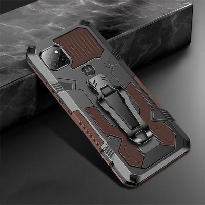 China Belt Shockproof Clip Car Mount Holder Shock Proof Magnetic Phone Case For Motorcycle One 5G Ace Case Kickstand for sale