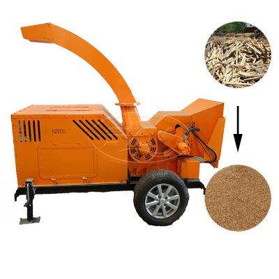 China Garden Diesel Industry Woodworking Machinery 40 Hp Dedicated Tree Branch Shredder Chipper Crusher And Leaf Crusher Machine Manual With CE for sale