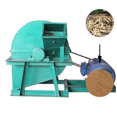 China Portable Garden Woodworking Machinery Hydraulic Pressure Chipper Crusher Waste Wood Sawdust Shredder Machine Diesel Blade With Loader for sale