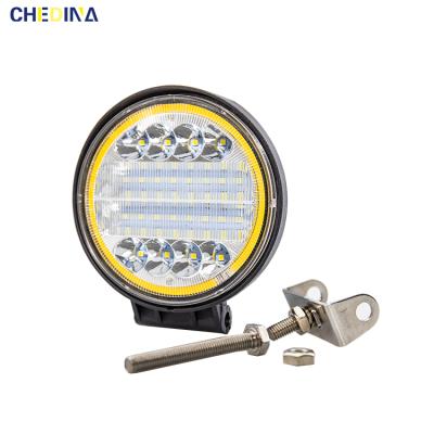 China 2019 Aviation Aluminum Alloy Waterproof New Round 72W Led Light Bar for sale