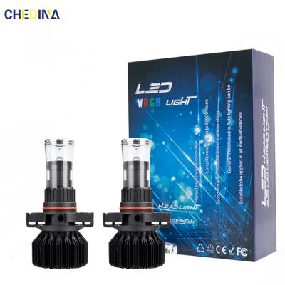 China Chedina 20w 45w App Control RGB LED Fog Light For Car H7/H8/H11/116/9005/9006/H16/5020/P13W for sale