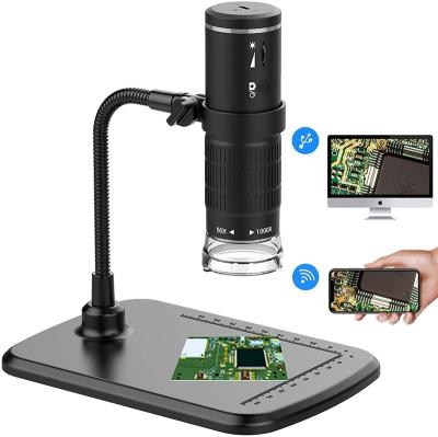 China F210 WiFi Digital Microscope Portable Video Camera For IOS/Android 1000x Magnification Digital Microscope For Mobile Repair F210 for sale