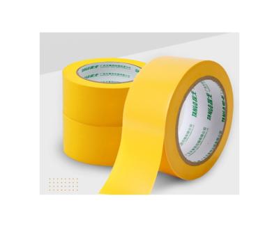 China Green Day Waterproof Seal T19227 Cardboard Sealing Tape Warning Device 48mm*30m Single Sheet Yellow Tape (Roll) for sale