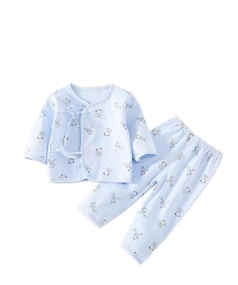 China Antibacterial Comfortable Baby Clothing Set 100% Cotton Fabric Unisex Kids Clothes for sale