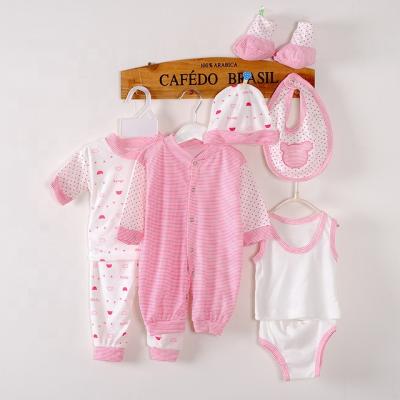 China Anti-Wrinkle Newborn Infants Baby Clothes Set In Stock Unisex Design for sale