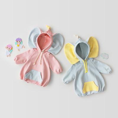 China Spring And Autumn Baby Clothes Cute Elephant Version Baby Jumpsuit Korean Long Sleeve Baby Tracksuit for sale