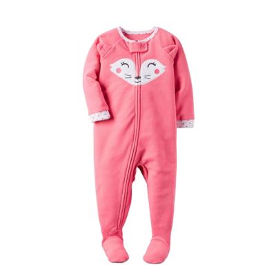 China 100% Cotton Footed Pajamas | Merino Wool Baby Pajamas | 3-12 month pajamas for sale