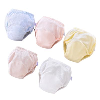 China Reusable Baby Toddler Cotton Training Pants Anti-pilling Diapers Waterproof Cloth Diapers Washable Diapers for sale