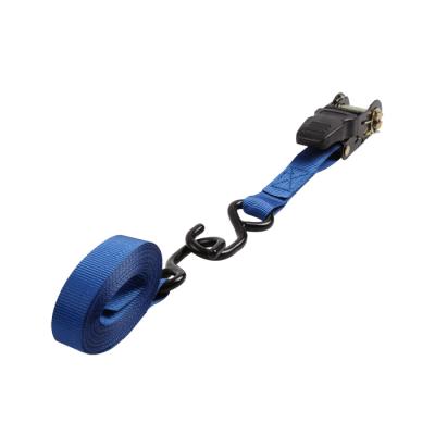 China Low Cargo Security Price For High End Tie Down Straps Ratchet Tie Down With S Hook for sale