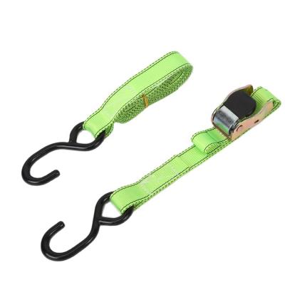 China 1 Inch 25mm Minis Heavy Duty Cambuckle 3m Polyester Tie Down Belt Motorcycle Tie Strap for sale