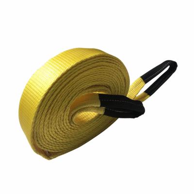 China Heavy Duty Emergency Kit Car Tow Strap Tow Truck Recovery Tow Strap 750kg Polyester Belt Strap For Sale 10-30days 1.32kg 6m Length for sale