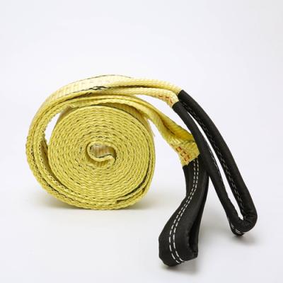 China Yellow color polyester sling nylon belt sling belt truck loading 3-6m length around 10-30days ISO9001, BSCI installation for sale