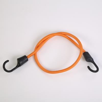 China Latex with braided polypropylene hooks bungee cord easily adjust tension and length 0.45-1.2m wide adjustable rubber coated steel 8mm 10-30days JH6X8 001 1000pcs for sale