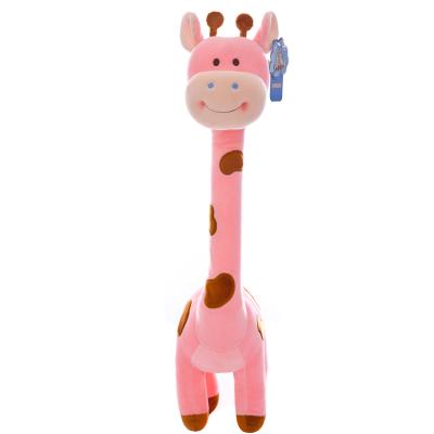 China Cute Stuffed Animal Bell Baby Soft Stuffed Deer Puzzle Baby Stroller Toy for sale