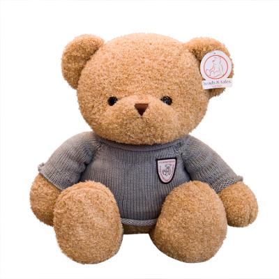 China Custom Plush Toy Bear Sweater Classic Stuffed Animal Toy for sale