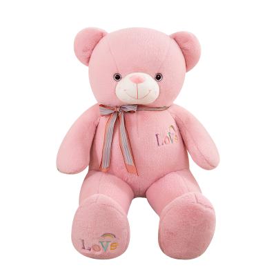 China Hot 2021 Plush Children's Stuffed Teddy Bear Bow Tie Valentine's Day giftGiant Bear 80cm 100cm 150cm 200cm Customized Giant Teddy Bear for sale