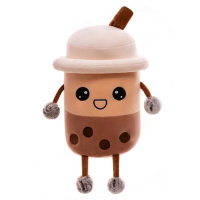 China Custom Plush Stuffed Toys Stuffed Food Milk Tea Doll Soft Children's Birthday Toys for sale