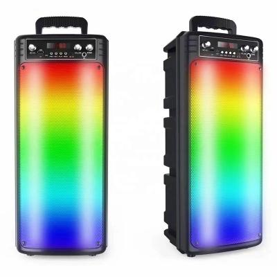 China NO LED RGB Light 20W Mini BT Speaker Wireless BT 5.0 Portable Speaker RGB Light Radio Speaker with RGB Light for sale