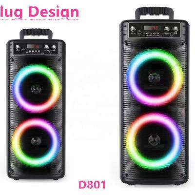 China NO LED RGB Light 20W Mini BT Speaker Wireless BT 5.0 Portable Speaker RGB Light Radio Speaker with RGB Light for sale