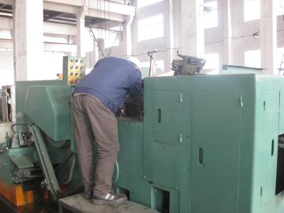 China High Productivity Nut Manufacturing Machine , Bolt Forging Machine With 150mm Slider Stroke for sale