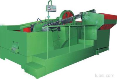 China Green Color Bolts / Screw Rolling Machine , Bolt Threading Machine 1 Year Warranty for sale