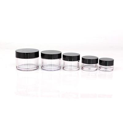 China New Product Eco-friendly Recyclable Round Plastic Cosmetic Cream Jar 5g 10g 20g 30g 50g For Eye Cream for sale