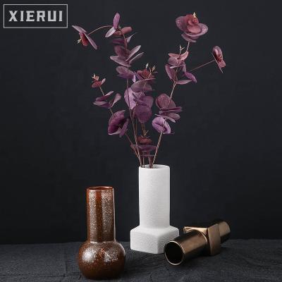 China Wholesale Minimalist 3 PCS Modern White Nordic Flower Vases for Home lving Ceramic Vase Small Room Hotel Decor Minimalist Creative Table for sale