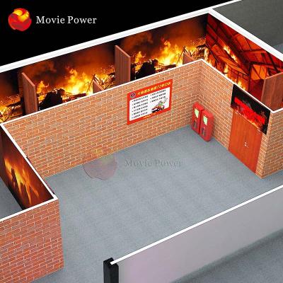 China Indoor Virtual Reality Fire Training Simulator Fire Simulator For Education L3600*W2700*H2200mm for sale