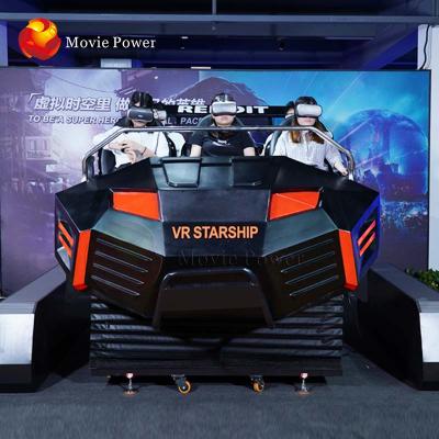 China Classic vr spaceship 6 DOF motion platform 9d vr movie EB-6 seats 9D VR for sale