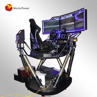 China Coin Operated Simulate Car Racing Games Simulator Racing Game Machine With 3 Screen Wide View L2360*W2100*H1900 for sale