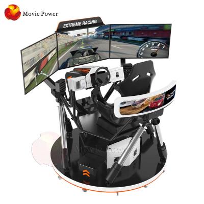 China Cool Race Car Screen Auto Racing Simulator For Mobile Playground Equipment L2600*W1900*H2200mm for sale