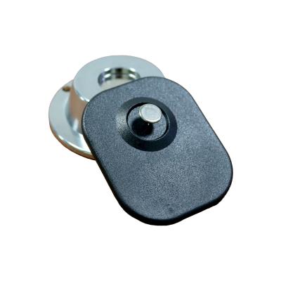 China 8.2MHz EAS Hard RF Security Tag Negro Grande Quadrado Para Loja de Varejo à venda