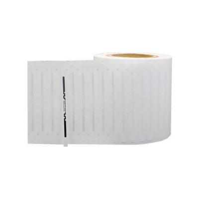 China 98 X 6mm Silver Roll Customizable Chip Code Security RFID Soft Label for sale