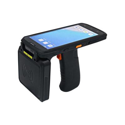 China Black Handheld RFID PDA Reader UHF 860-960MHz For Inventory Management for sale