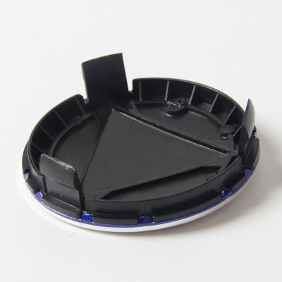 China New Type Car Wheel Center Hub Caps Cover Center Caps Cover Wheel Emblem Black 75MM For Mercedes Benz for sale