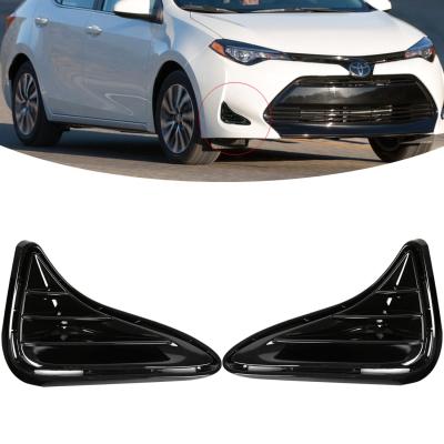 China High Quality PC Car Accessories Fog Light Cover Fit For Toyota Corolla USA Type 2017 2018 for sale