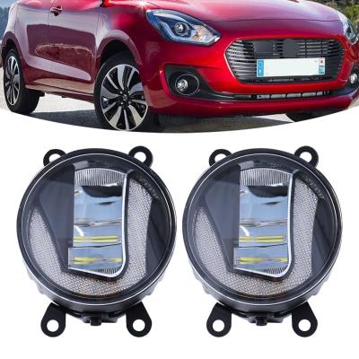 China Waterproof Universal Car Led Fog Light Daytime Running DRL Light Cool White for sale