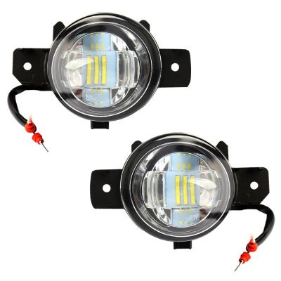 China Waterproof Cool White Waterproof Car LED Light Fog Lamp Driving Lamp Daytime Running Light DRL Kit For Nissan for sale