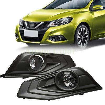 China Fog lamp. 2016 Drive Safety Signal Front Halogen Fog Lights For Nissan Tiida Projector Fog Lamps for sale