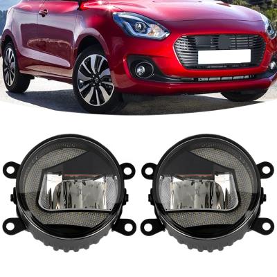 China Fog lamp. Driving Safety Signal 2 in 1 Running Light + Front Fog Lamps Daytime Running White DRL LED Kit For Mitsubishi Ford Suzuki ISUZU for sale