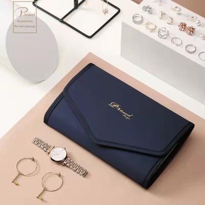 China Fashion 2021 hot sale large storage gift jewelry pouch bag large tool set with bag jewelry cloth zip jewelry bags with logo custom book for sale