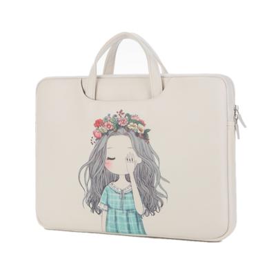 China For Genuine Leather Laptop Bag Ladies Leather Laptop Bag Genuine Leather For Women Printed Laptop Bag for sale