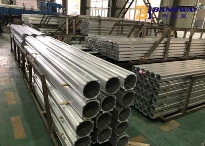 China Silver Aluminium Extruded Profiles High Strength For Construction Buildings for sale